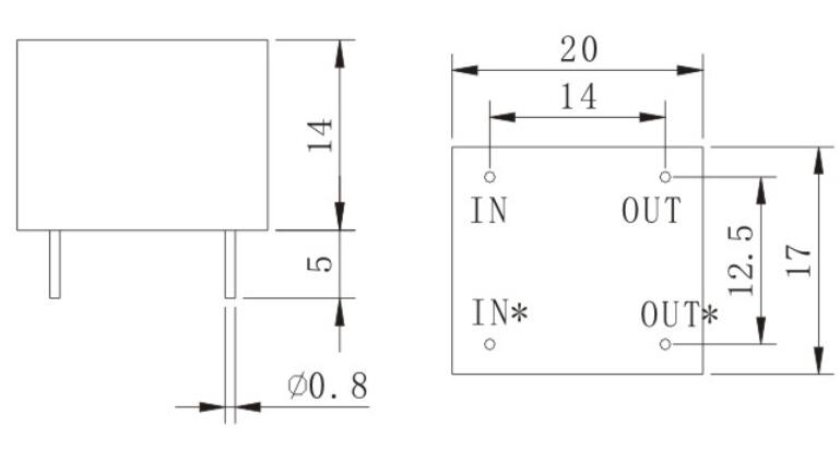 TR3193-1 Ultramicro voltage transformer